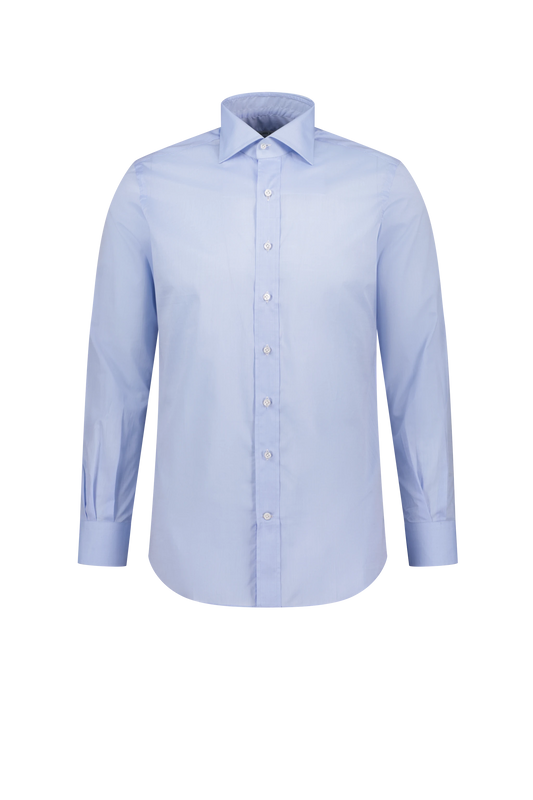Shirt Xiamen blue 170/2 Swiss Cotton zephir
