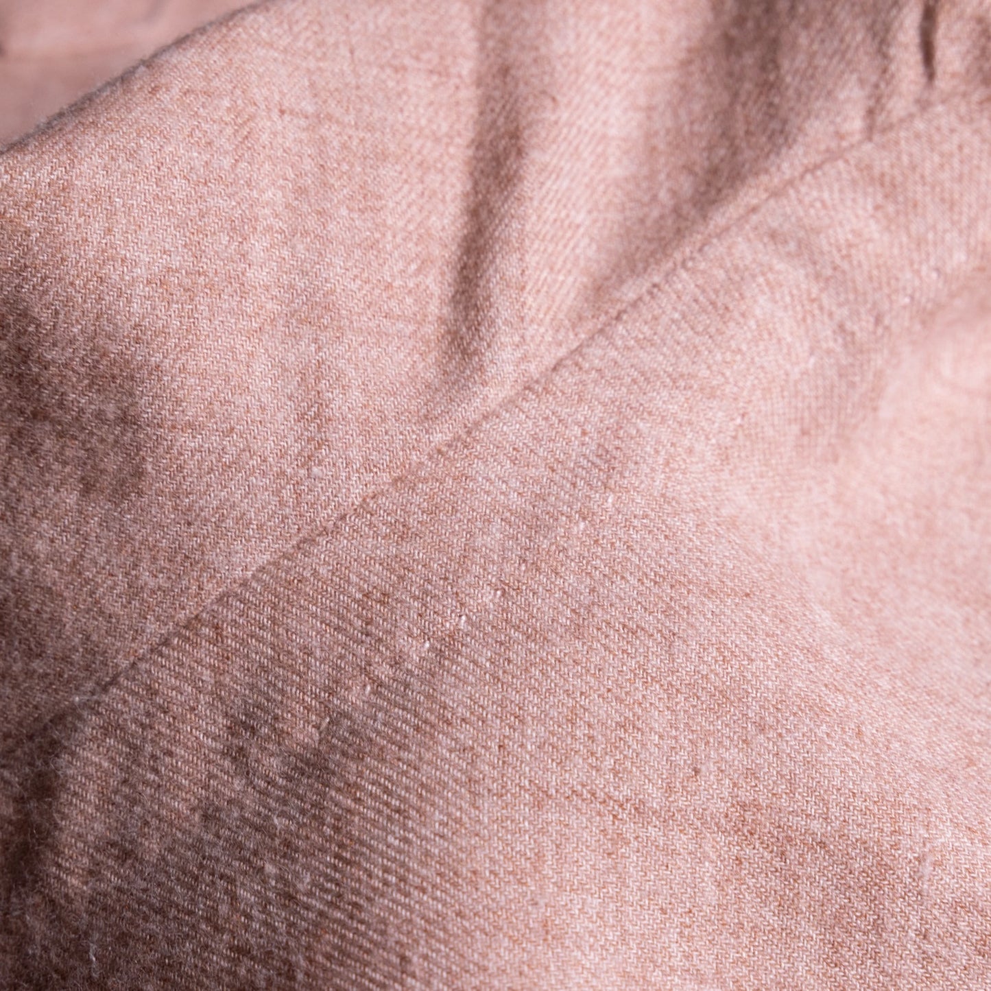 Shirt Omaha orange Swiss Cotton and Wool twill
