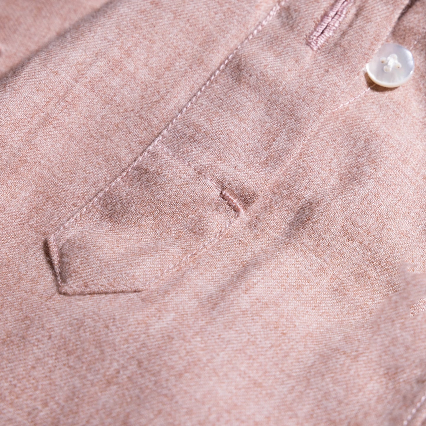 Shirt Omaha orange Swiss Cotton and Wool twill