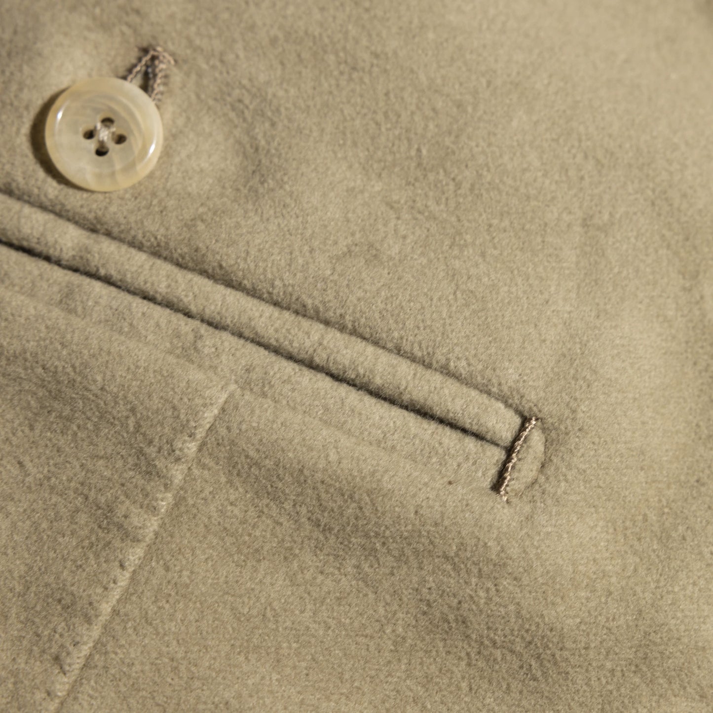 Trousers Hong Kong lovat Cotton Moleskin