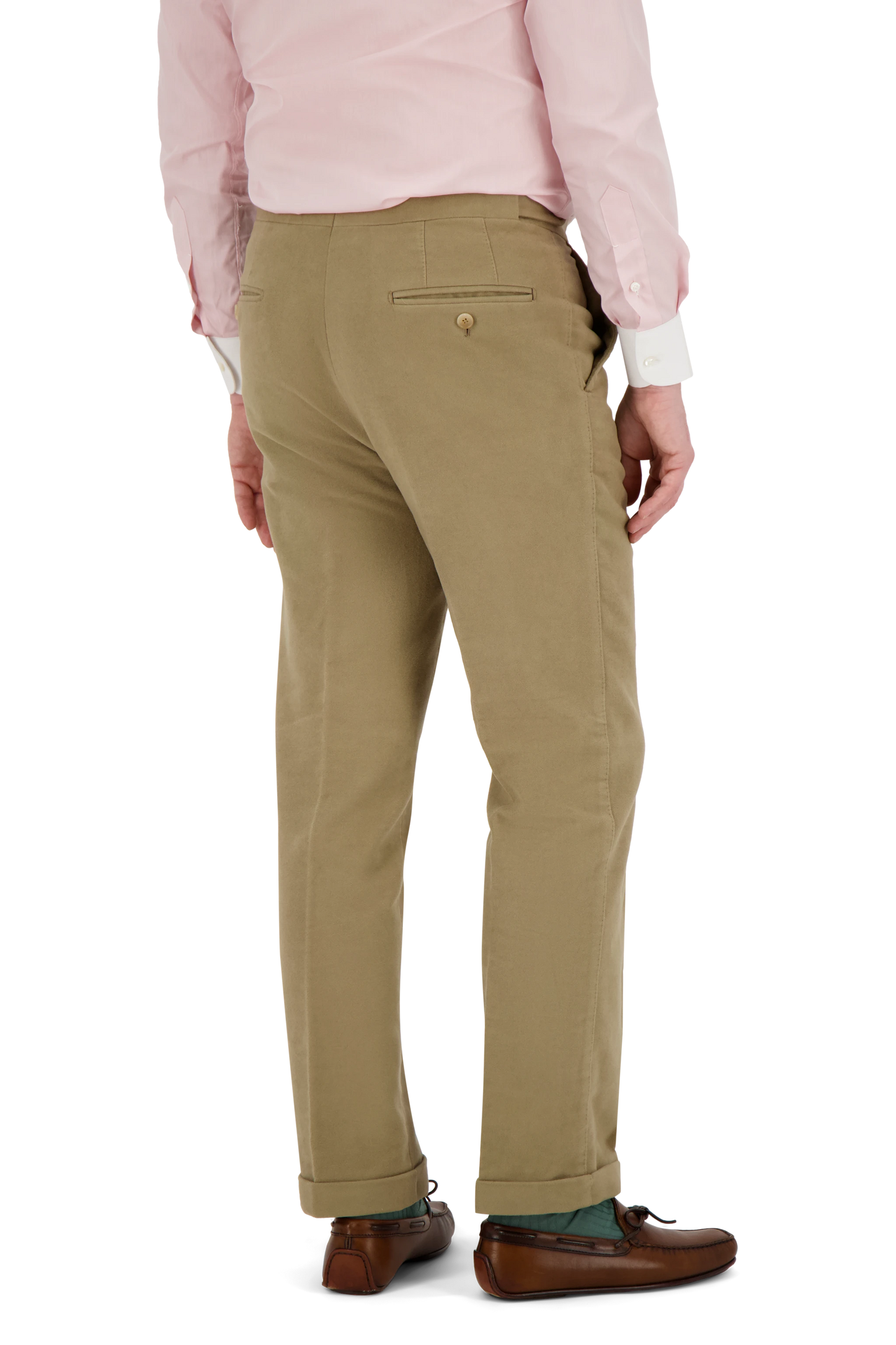 Trousers Hong Kong lovat Cotton Moleskin