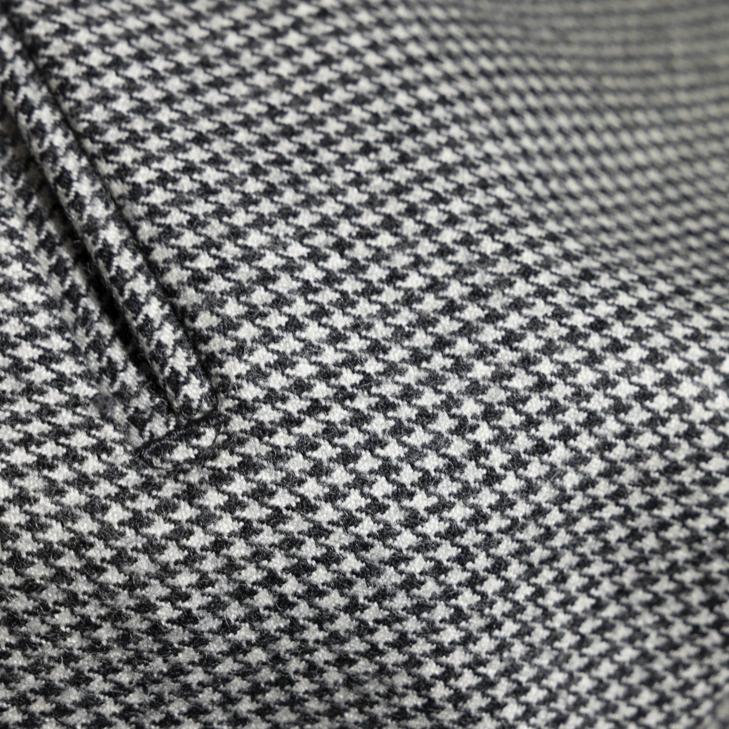 Trousers Amsterdam black and white Wool houndstooth