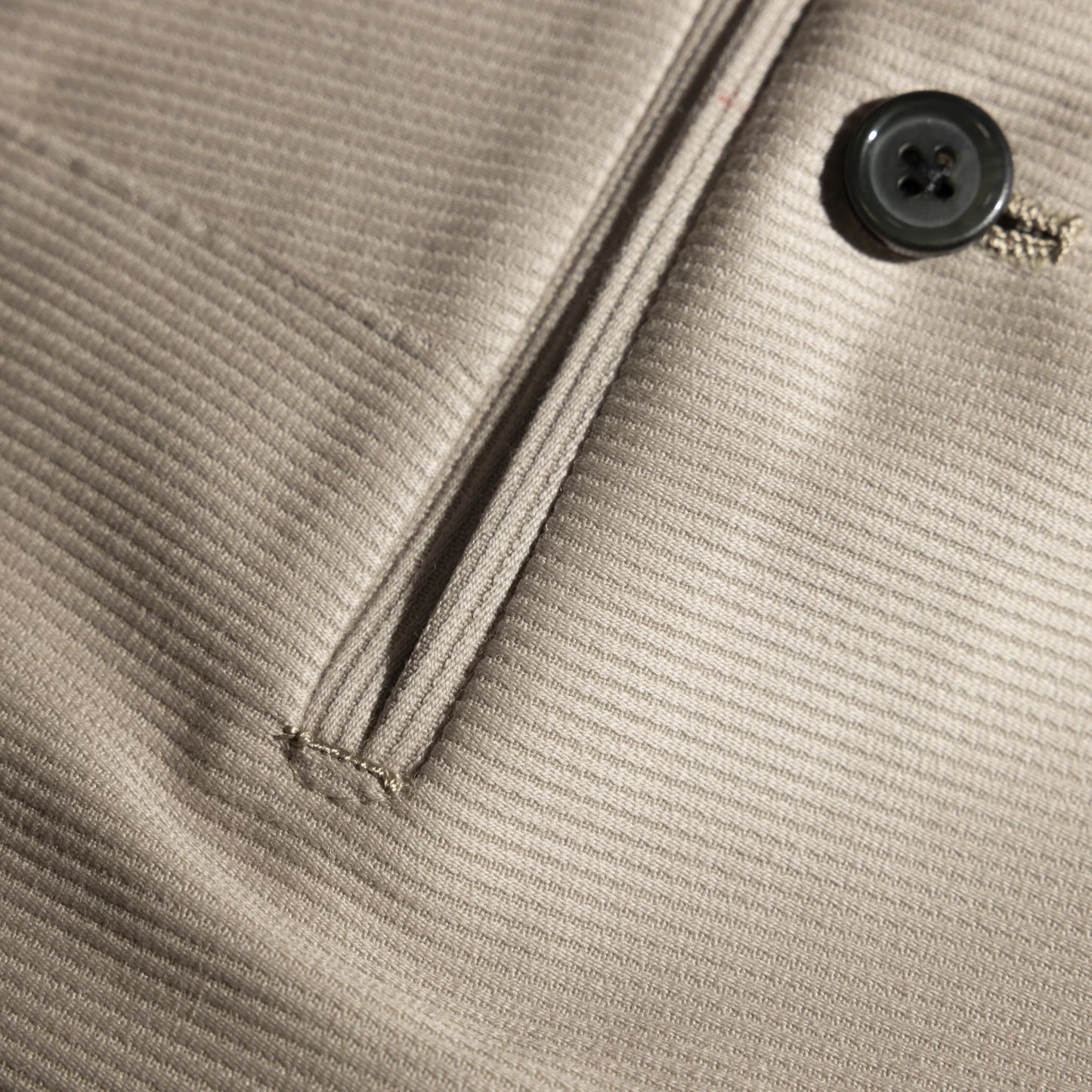 Trousers Orlando beige Wool Bedford Corduroy