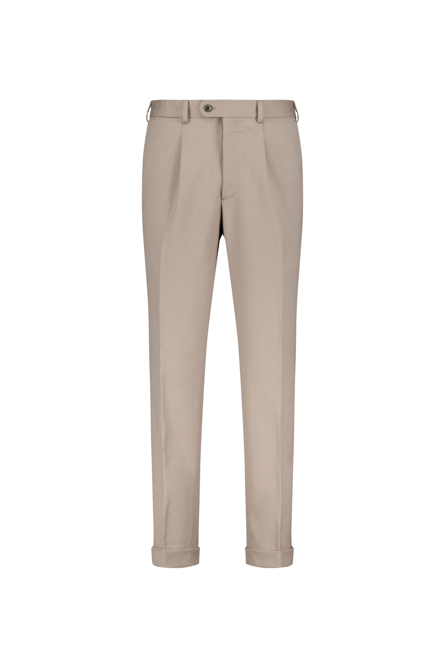 Trousers Orlando beige Wool Bedford Corduroy