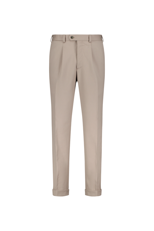 Trousers Orlando beige Wool Bedford Corduroy