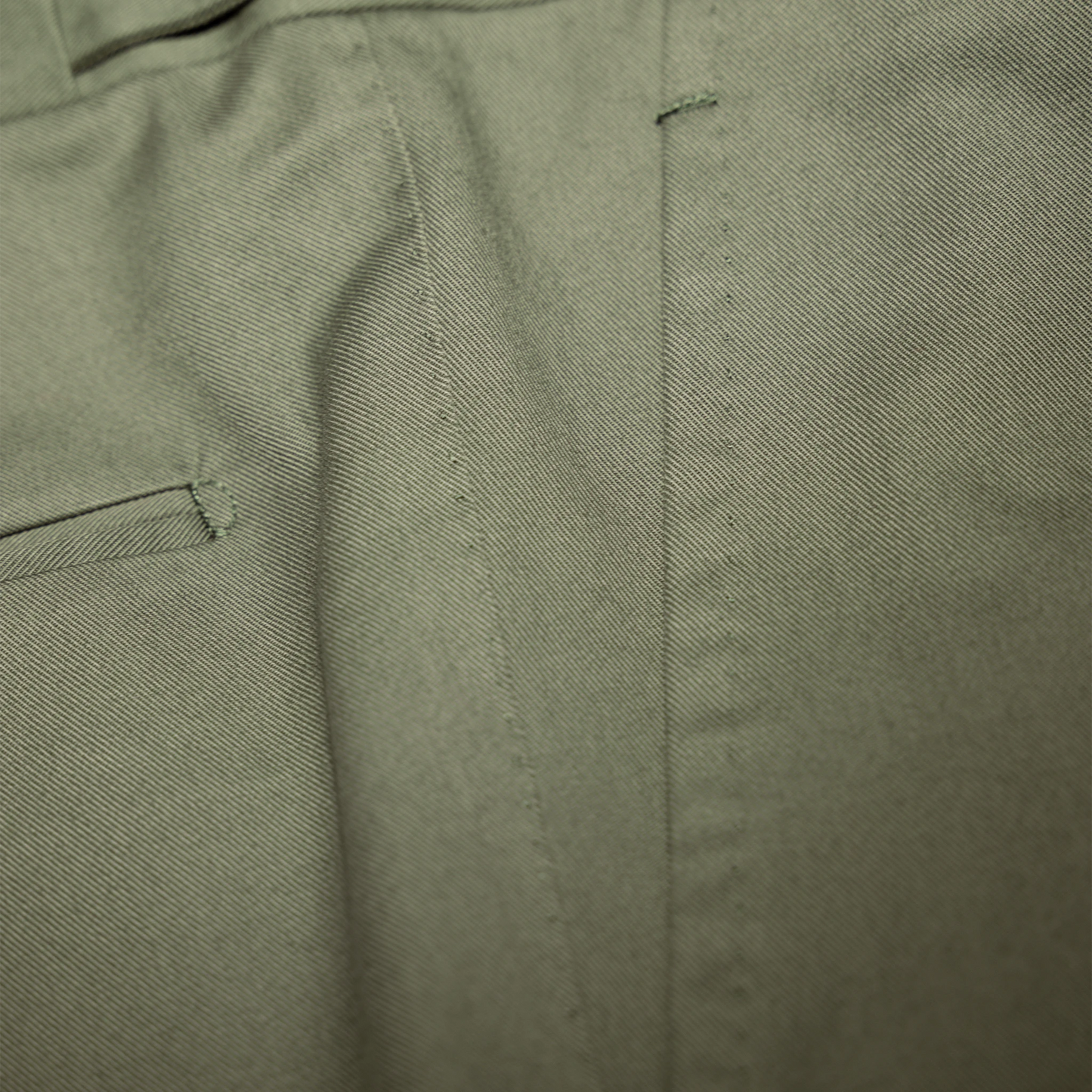 Trousers Hefei green Cotton twill