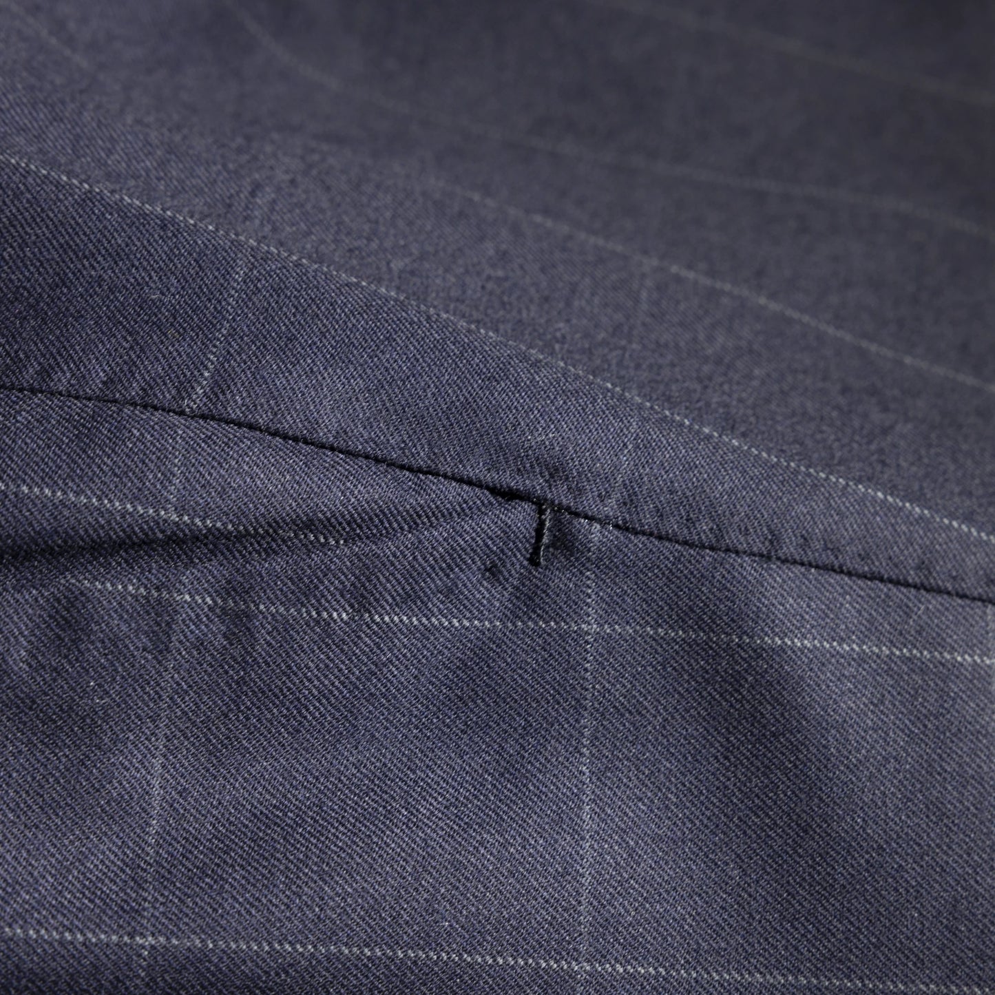 Trousers Jinan navy and grey Wool and Cashmere windowpane