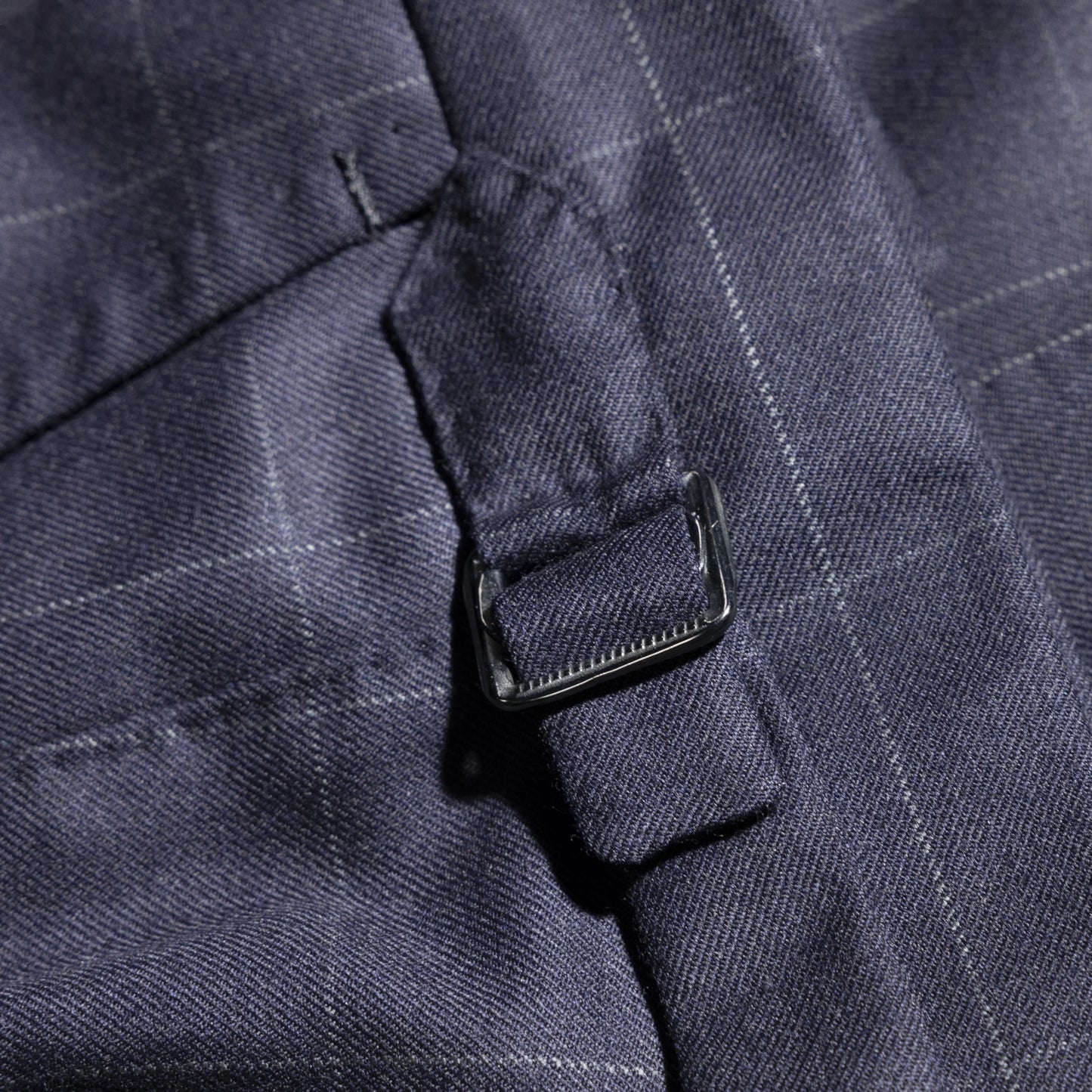 Trousers Jinan navy and grey Wool and Cashmere windowpane