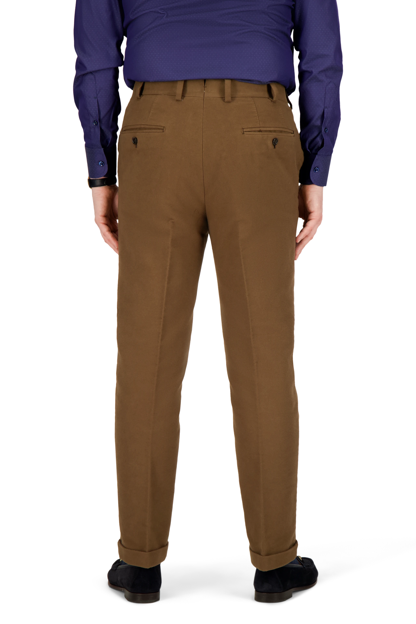 Trousers Las Vegas brown Cotton Moleskin