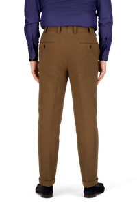 Trousers Las Vegas brown Cotton Moleskin