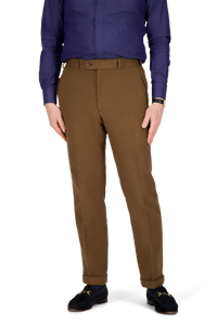 Trousers Las Vegas brown Cotton Moleskin
