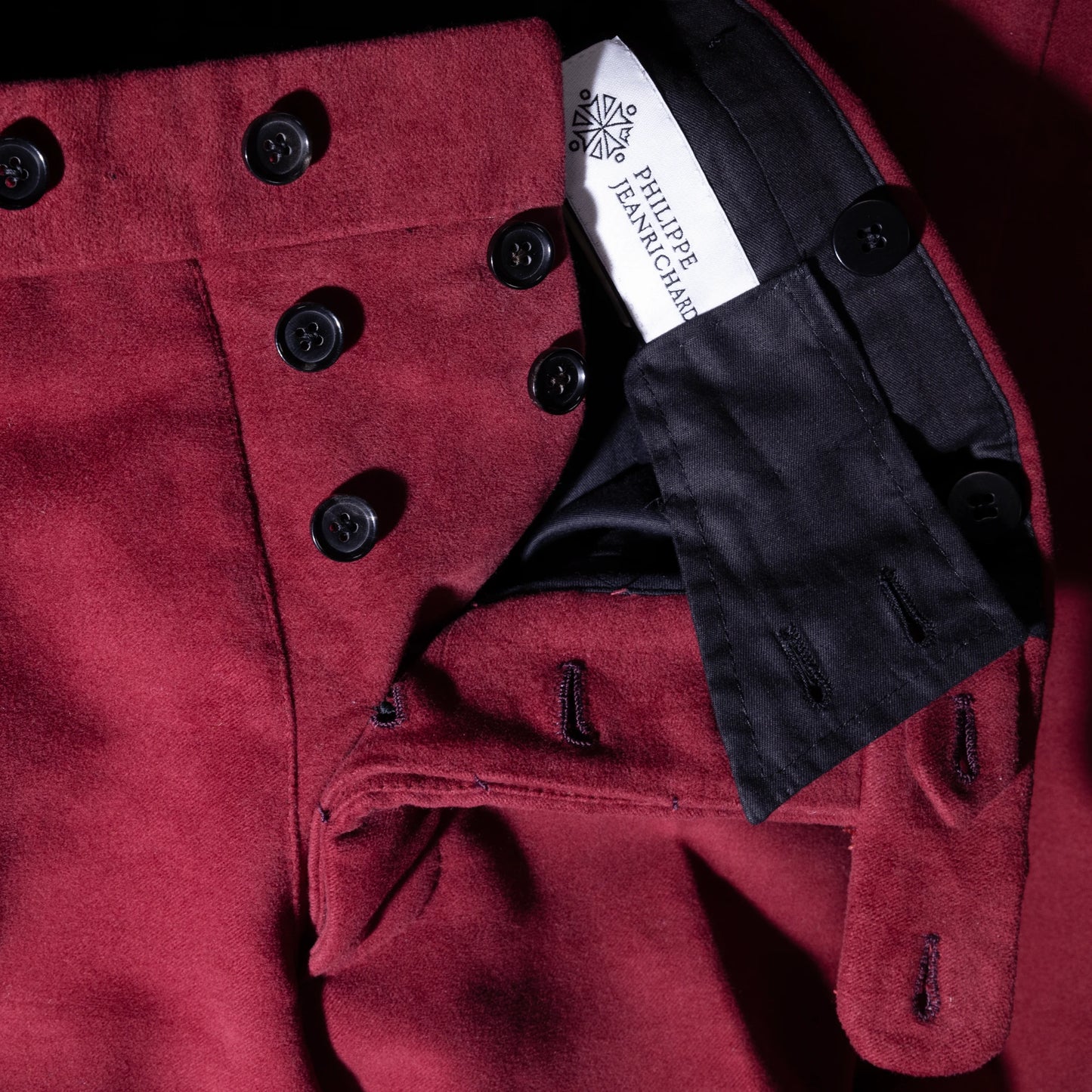 Trousers Cincinnati red Cotton Moleskin