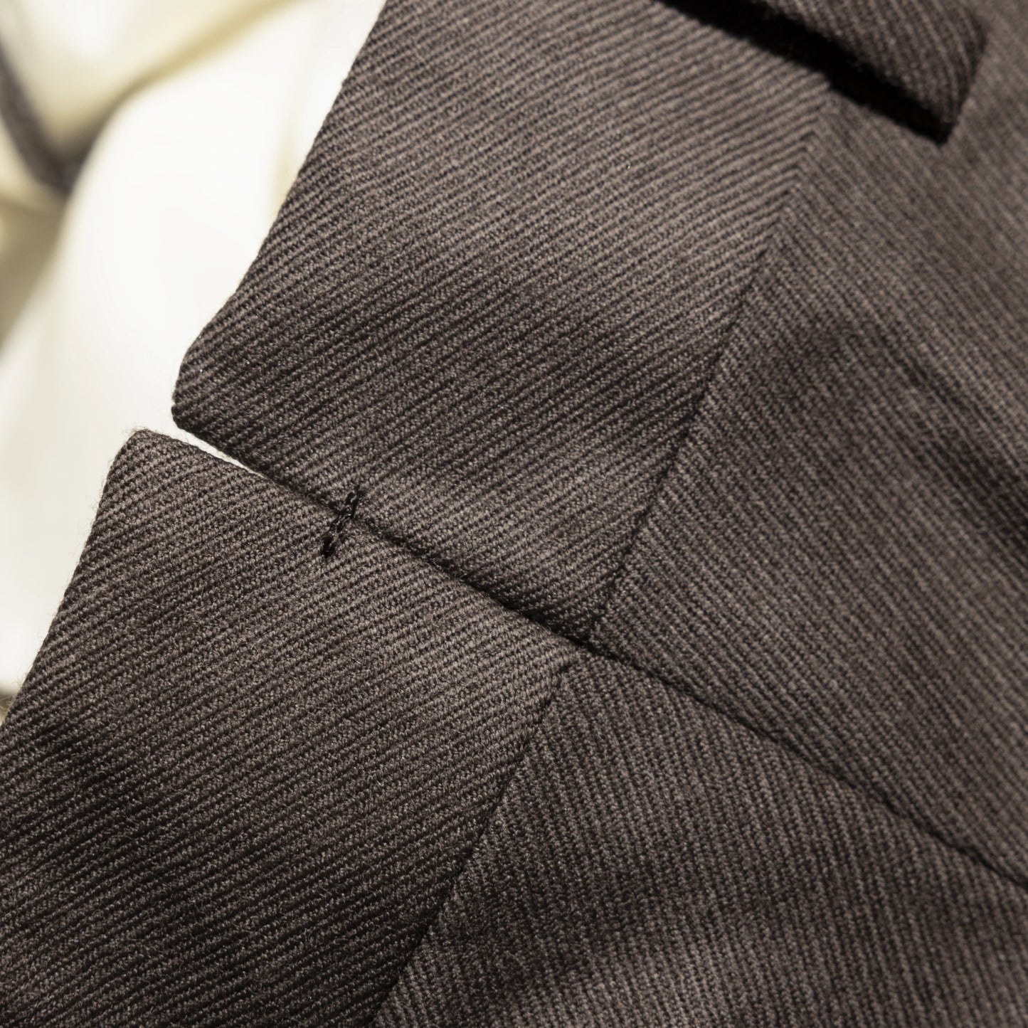 Trousers Lyon brown and olive Wool and Cashmere twill