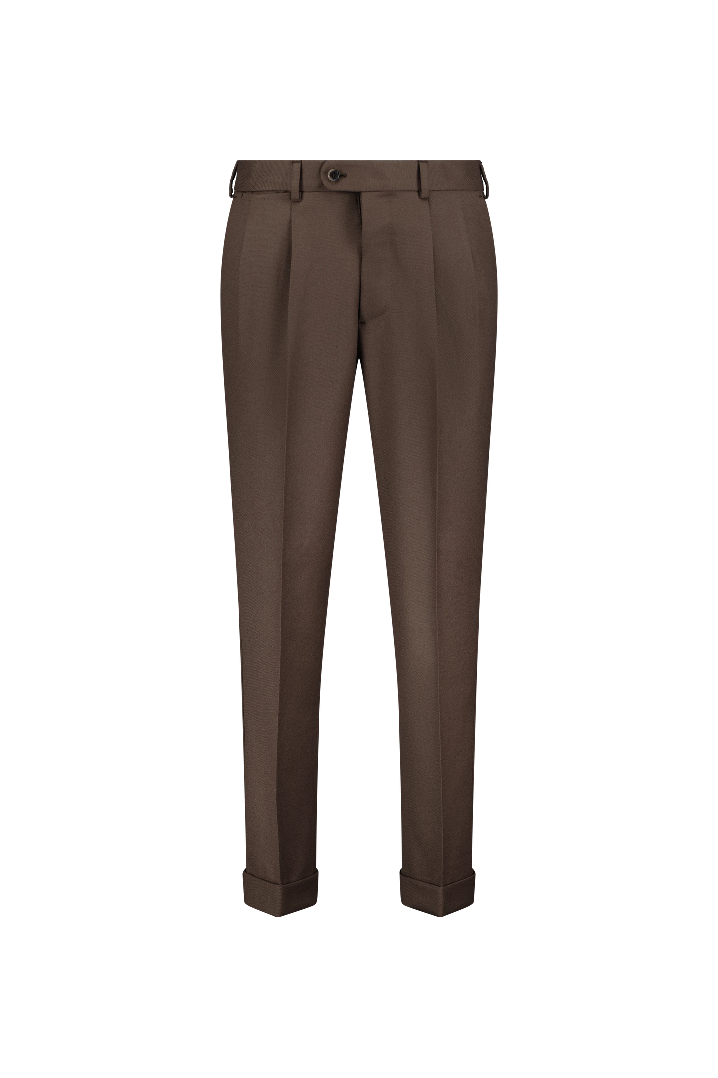 Trousers Honolulu brown Wool Cavalry Twill
