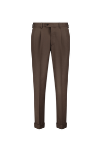 Trousers Honolulu brown Wool Cavalry Twill