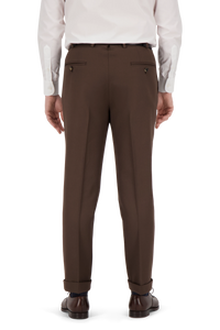 Trousers Honolulu brown Wool Cavalry Twill
