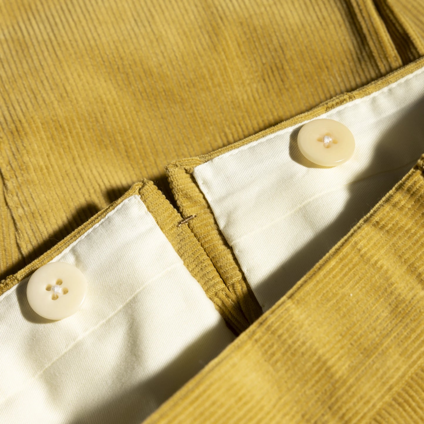 Trousers Memphis yellow Cotton Corduroy