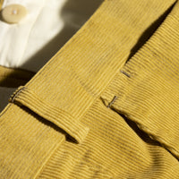 Trousers Memphis yellow Cotton Corduroy