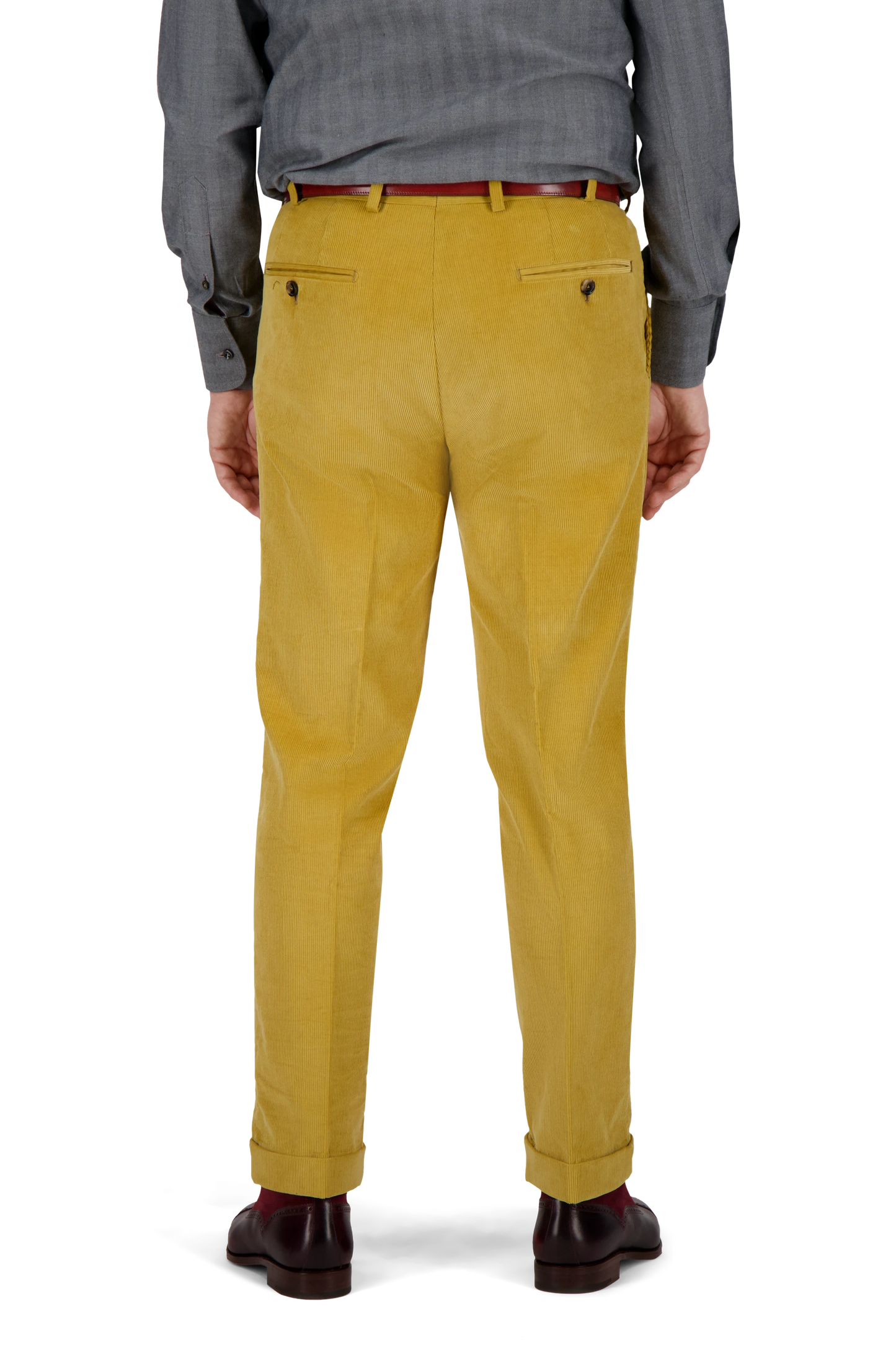 Trousers Memphis yellow Cotton Corduroy