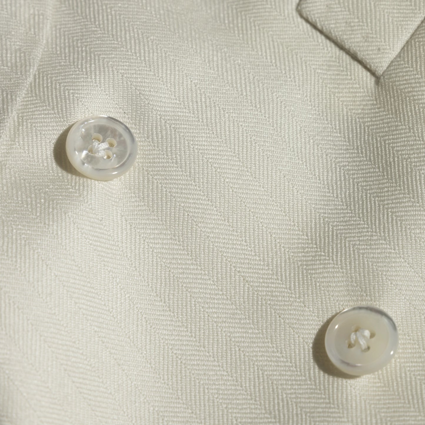 Waistcoat Madrid sand Cashmere and Silk herringbone