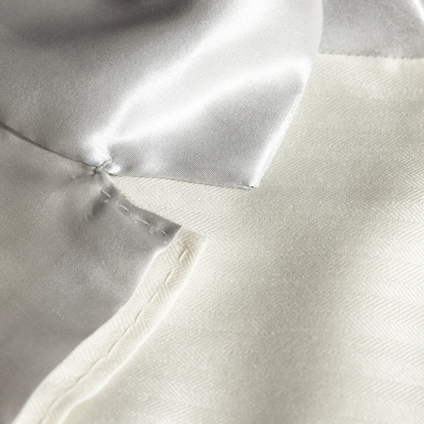 Waistcoat Madrid sand Cashmere and Silk herringbone