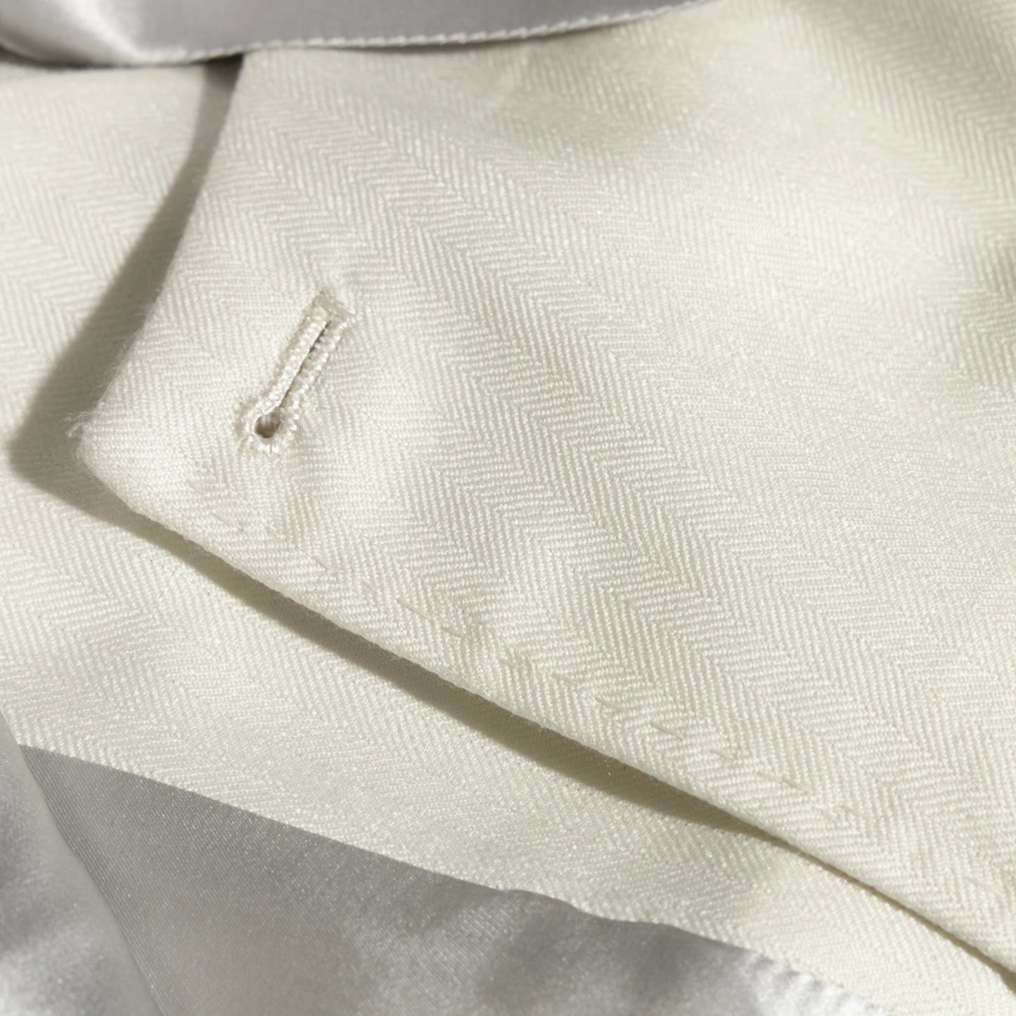 Waistcoat Madrid sand Cashmere and Silk herringbone