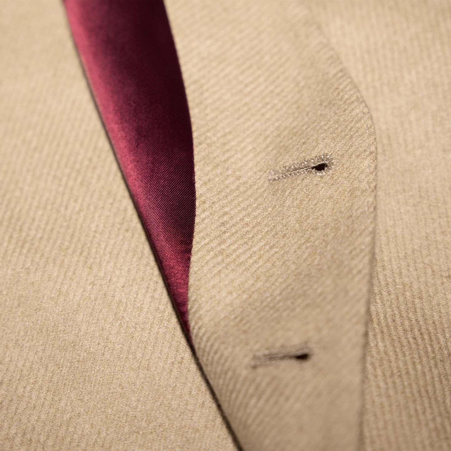 Waistcoat Austin tan Wool and Cashmere