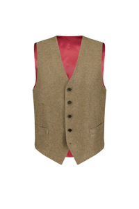 Waistcoat Brisbane green Cashmere jersey