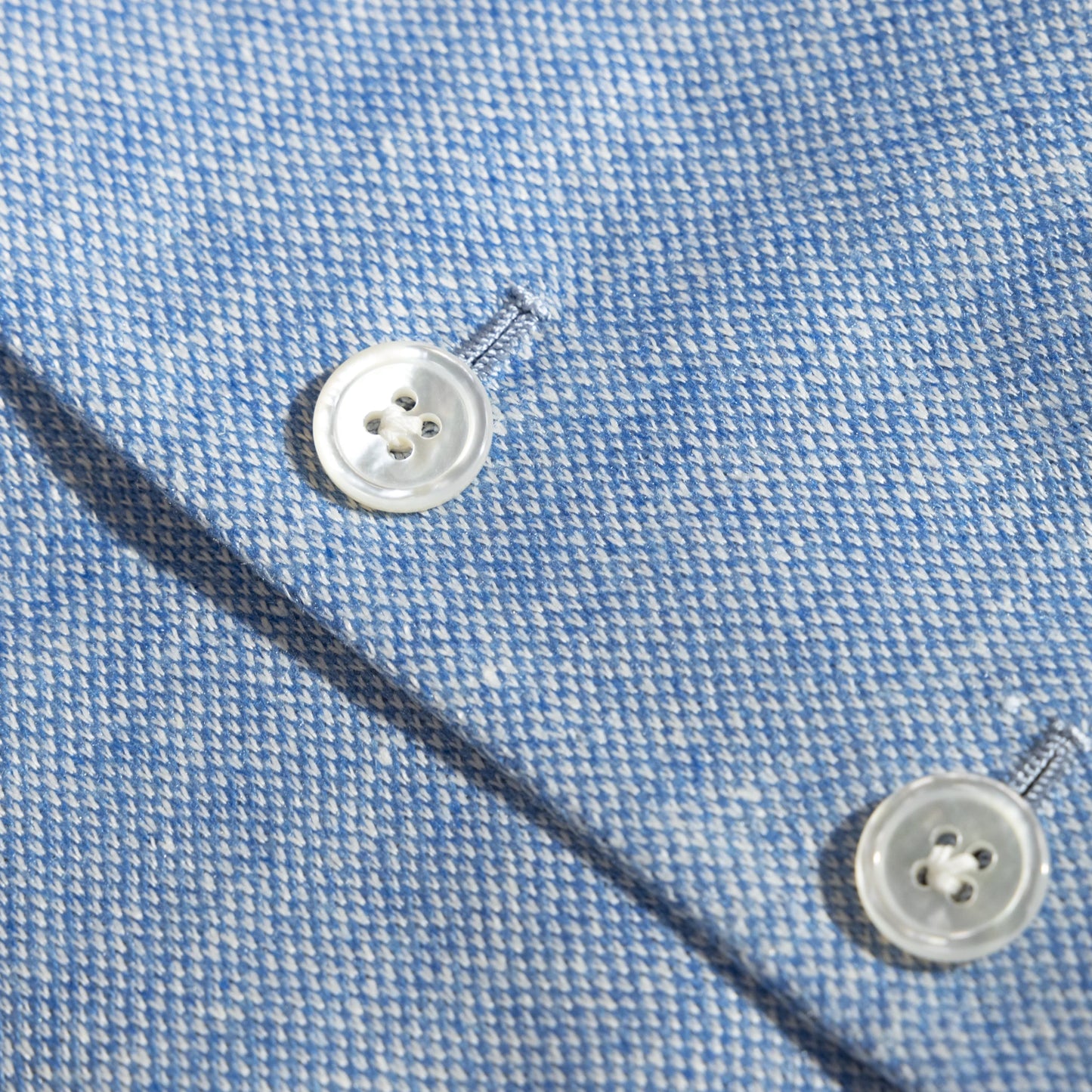 Waistcoat Montreal light blue Linen, Silk and Cashmere jersey