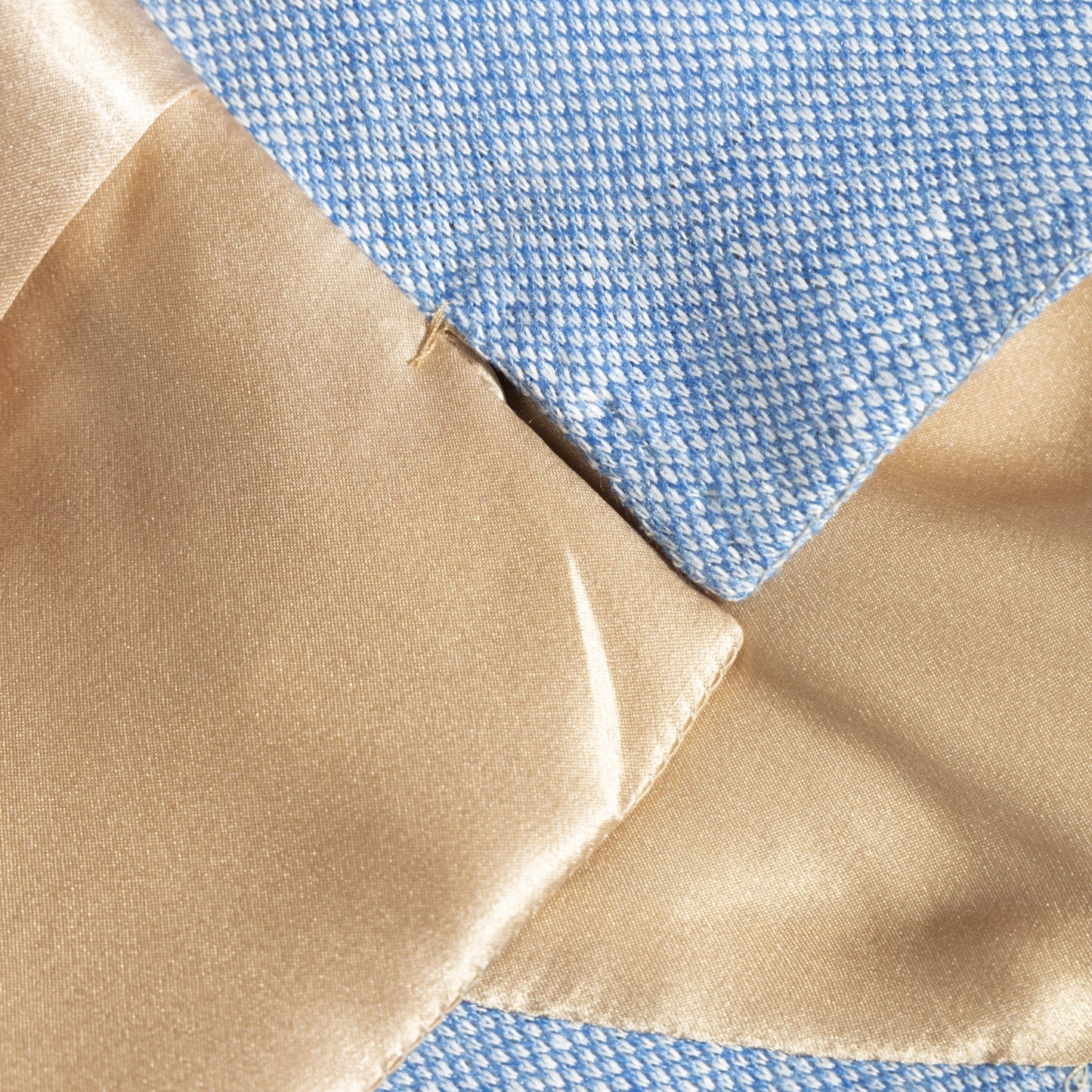 Waistcoat Montreal light blue Linen, Silk and Cashmere jersey