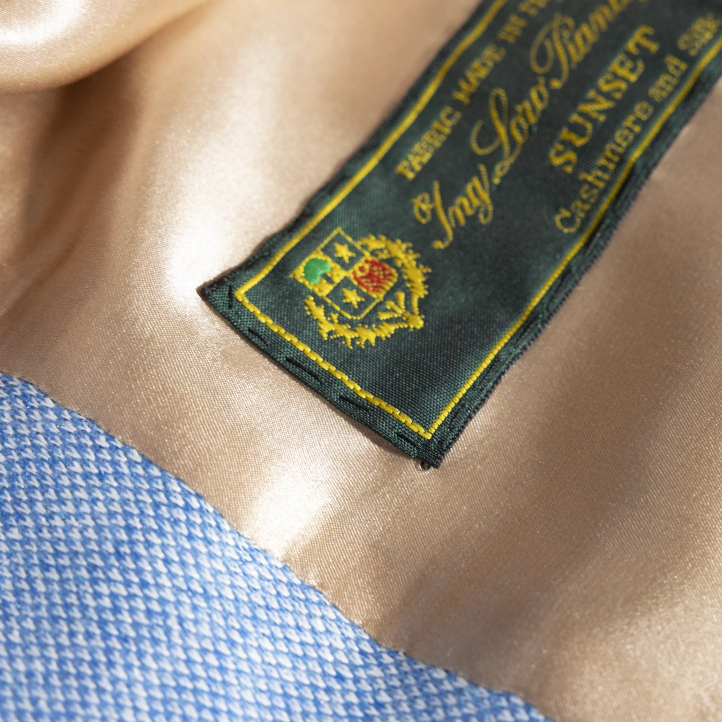 Waistcoat Montreal light blue Linen, Silk and Cashmere jersey