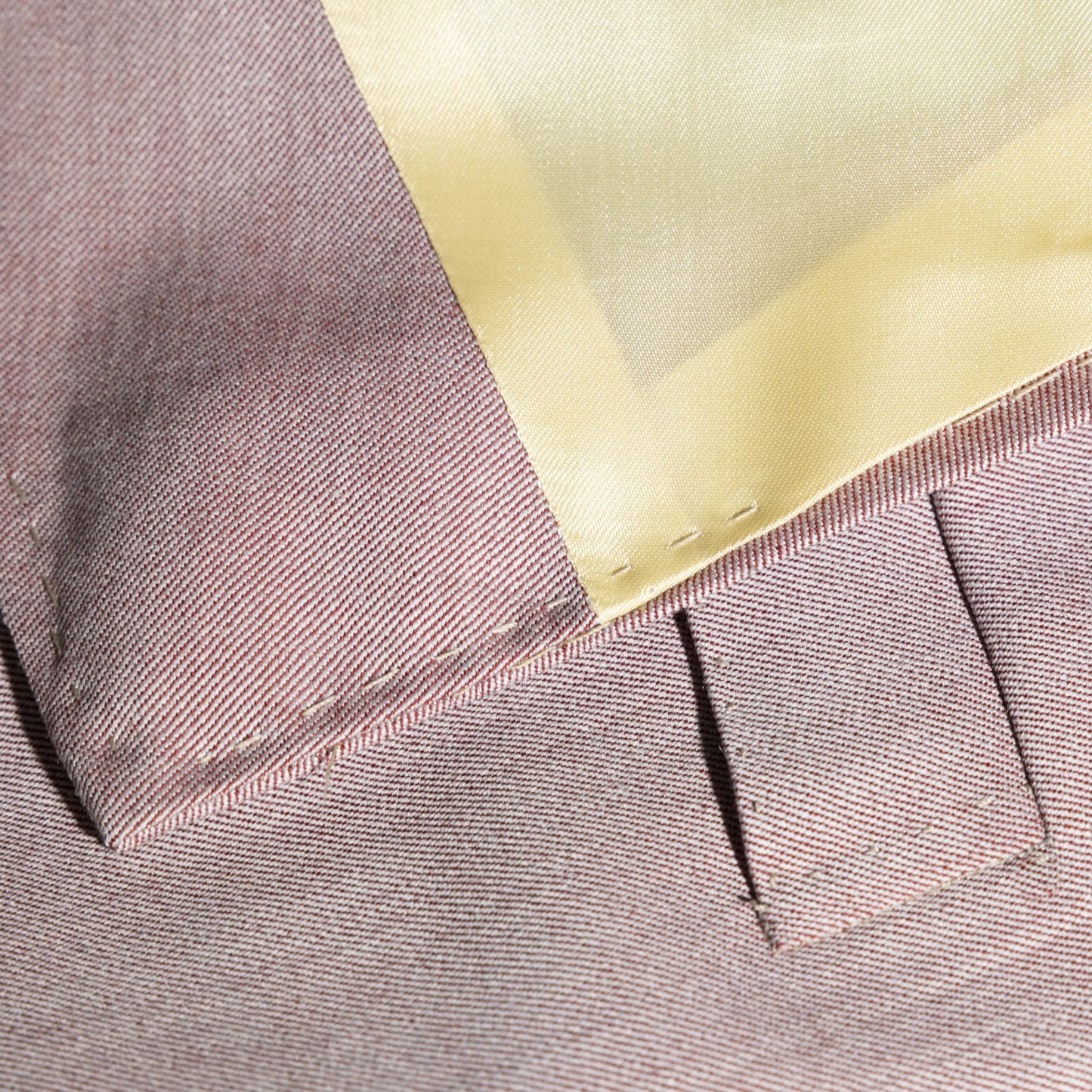 Waistcoat Canberra pink Wool and Cashmere twill