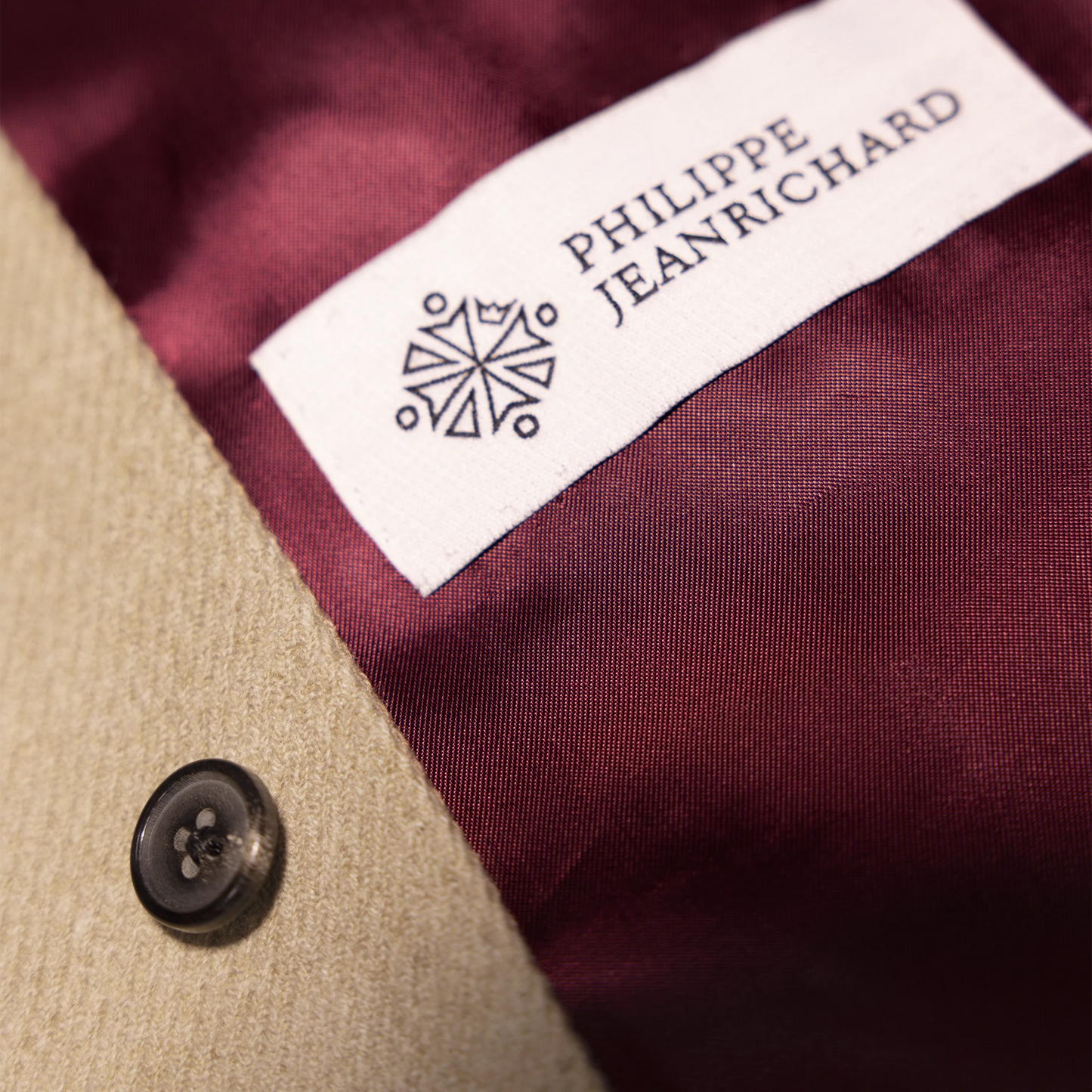 Waistcoat Austin tan Wool and Cashmere