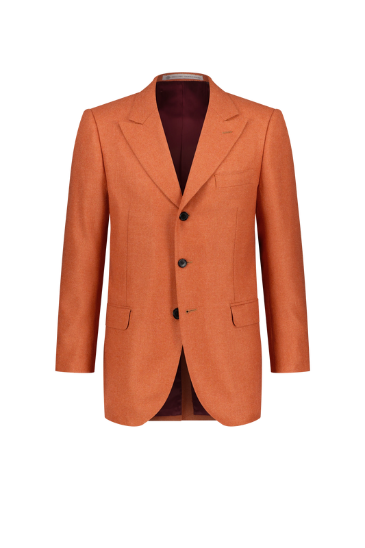 Jacket Manila orange Wool and Cashmere