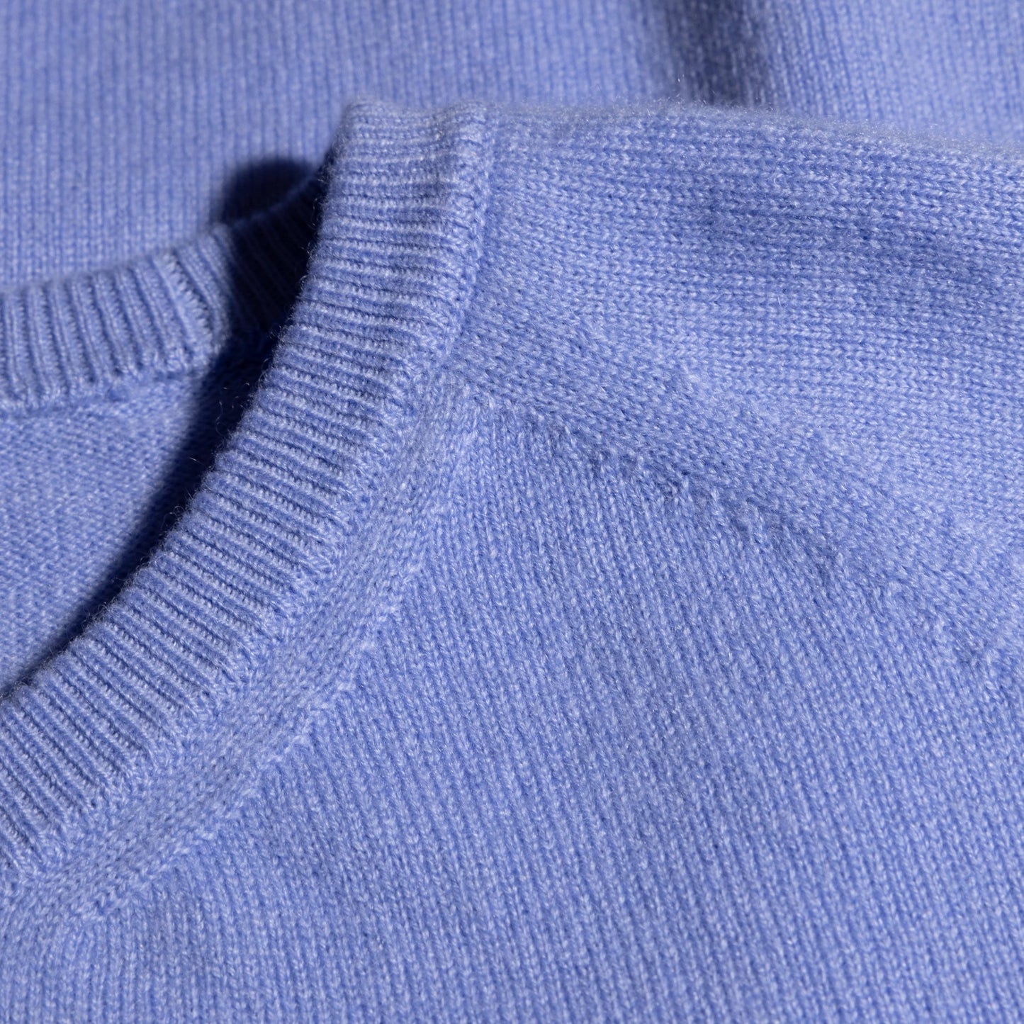 Knitwear Buffalo Egyptian blue Raglan Crew neck Cashmere