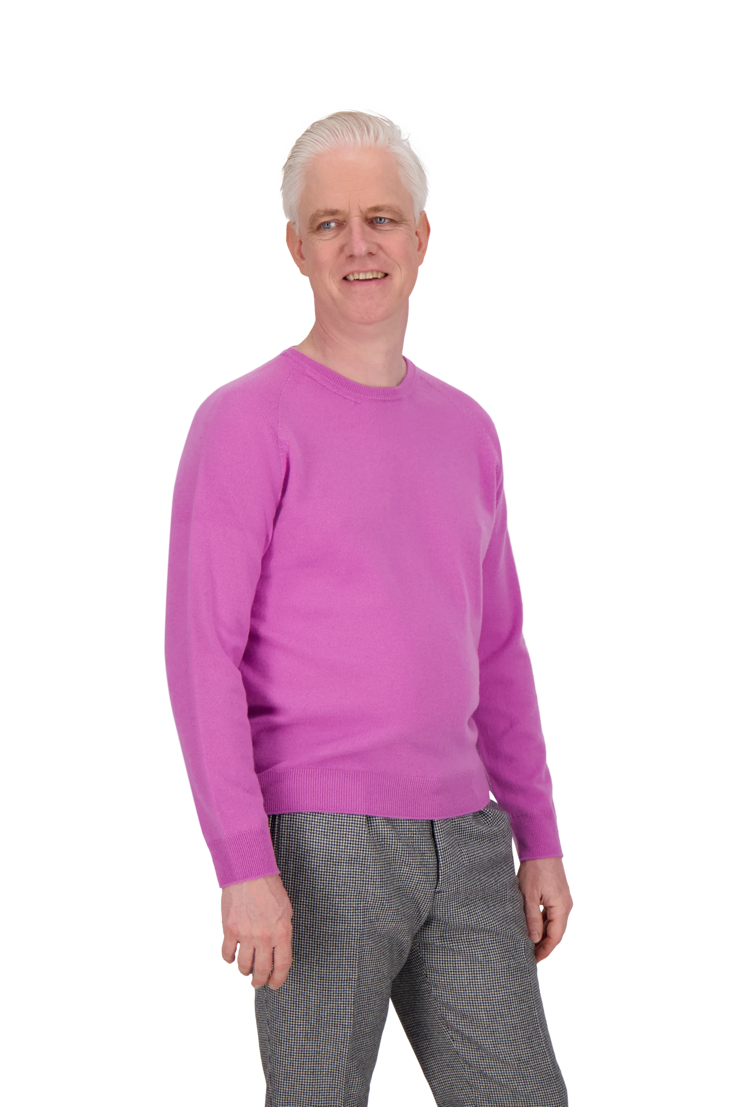 Knitwear Auckland lilac Raglan Crew neck Cashmere