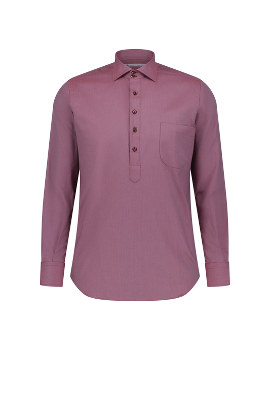 Shirt Indianapolis lilac Swiss Cotton Flanell herringbone