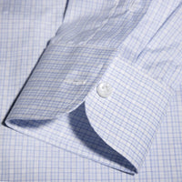 Shirt Harbin light blue 170/2 Swiss Cotton dobby