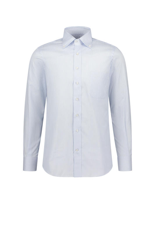 Shirt Shenyang blue 170/2 Swiss Cotton Oxford stripes