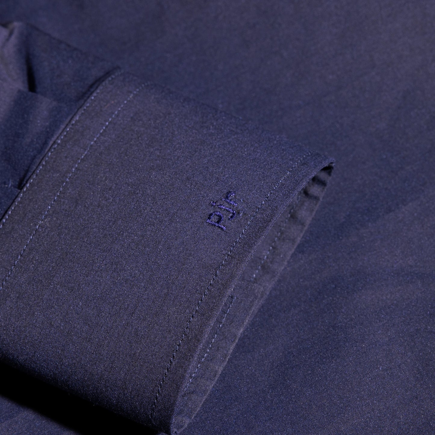 Shirt Oslo navy Swiss Cotton and Silk